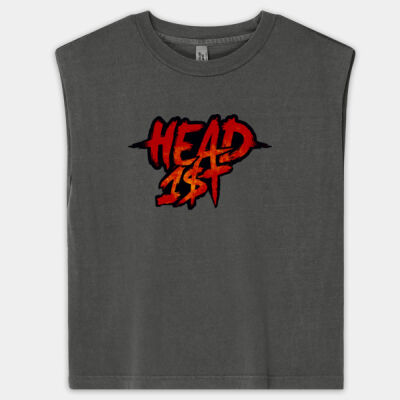 Head 1st Large Logo RED muscle tee Thumbnail
